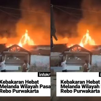 Pasar Rebo Purwakarta Kebakaran Hebat