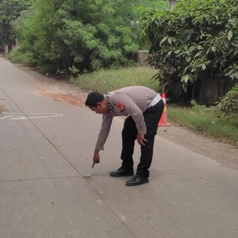 Pemotor Tewas Dilindas Truk Trailer Tanjung Priok