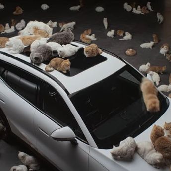 Unik dan Anti-Mainstream, Merek Mobil China Ini Buktikan Kualitas Mobil dengan Puluhan Kucing