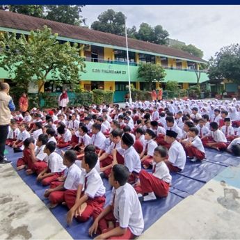 Bakti Perpusnas Kawal Semangat Literasi di Sekolah