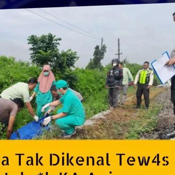 Pria ODGJ Tewas Dihantam Kereta di Lamongan