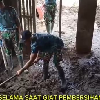 Potret Before-After Pembersihan Rumah Terdampak Bencana, Tetap Dilakukan Selama Ramadan
