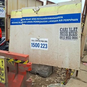 PAM Jaya Bantah Proyek Galian di Kalideres Jakbar Terbengkalai, Gunakan Metode Jacking
