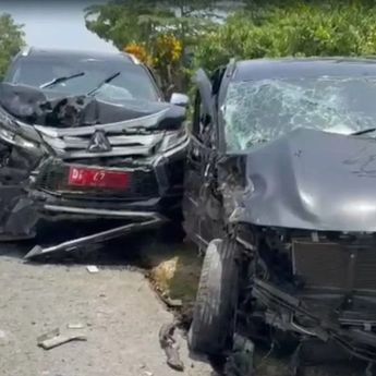 Mobil Dinas Rombongan Pejabat Pemprov Sultra Alami Kecelakaan Saat Menuju Baubau