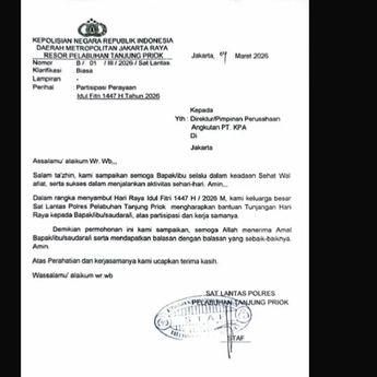 Polres Tanjung Priok Bantah Surat Permintaan THR ke Aptrindo yang Viral di Medsos