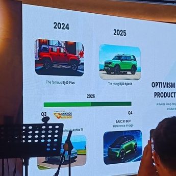 BAIC Perkuat Pasar Kendaraan Listrik di Indonesia, X1 dan Arcfox T1 Meluncur 2026