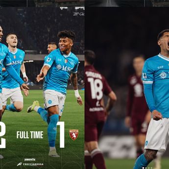 Napoli Menang 2-1 atas Torino