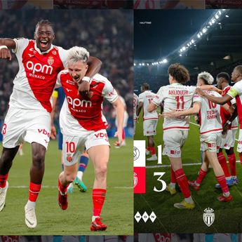 Tragis! AS Monaco Bungkam PSG Skor 3-1