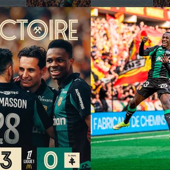 Lens dekati PSG setelah Bantai Metz 3-0