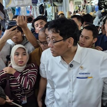 Purbaya Cek Pasar Tanah Abang: Indonesia Jauh dari Krisis