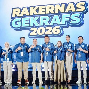 Rakernas Gekrafs 2026, Dasco Dorong Indonesia Jadi Pusat Ekonomi Kreatif Dunia