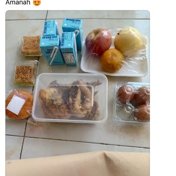 Viral Masyarakat Spill MBG Spesial Ramadan: Ada Ayam Panggang Seekor hingga Susu UHT