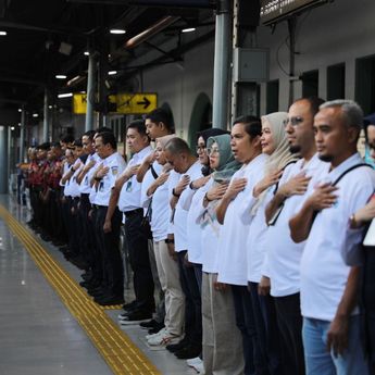 Program Mudik Gratis KAI Diberangkatkan dari Pasar Senen, Angkutan Lebaran Daop 1 Tembus Ratusan Ribu Penumpang