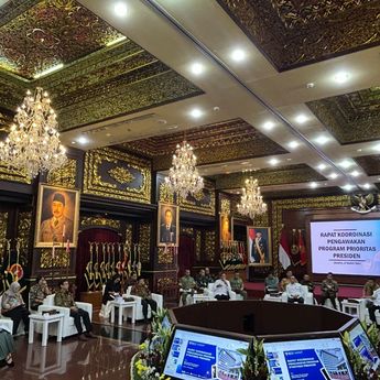 Pemerintah Gelar Rakor Pengawakan Program Strategis Presiden di Kementerian Pertahanan Secara Tertutup