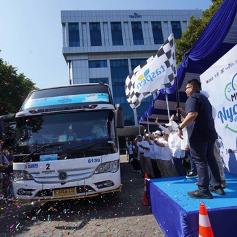 TASPEN Berangkatkan 1.400 Pemudik Lewat Program Mudik Gratis 2026