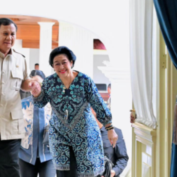 Prabowo Terima Kunjungan Megawati di Istana