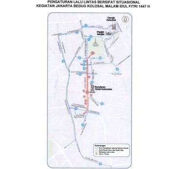 Catat Pengalihan Arus Saat Jakarta Bedug Kolosal di Malam Takbiran