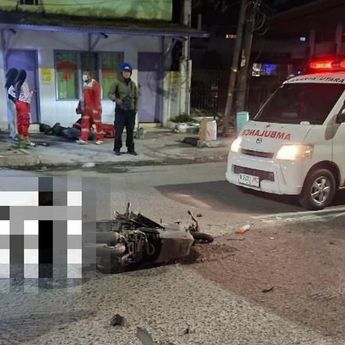 Motor Bonceng 3 Tabrak Truk Sampah di Jakut, 1 Tewas