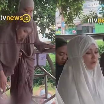 Keluarga Ayu Ting Ting Dapat Tempat Khusus saat Salat Id, Tuai Sorotan Netizen