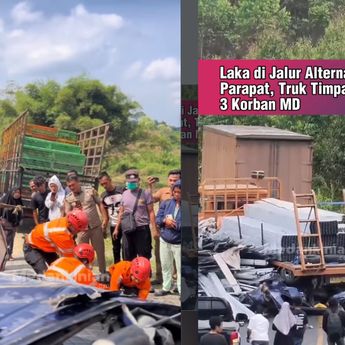 Truk Gak Kuat Nanjak, Hantam Kijang Kapsul Sampai Tewaskan 3 Orang