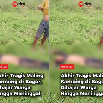 Maling Kambing di Parungpanjang Bogor Tewas Dihakimi Warga