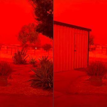 Langit Australia Berubah Merah Pekat, Dampak Badai Debu dari Siklon Narelle