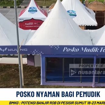 Nusantara TV dan Wuling Motors Dirikan Posko Mudik di Rest Area KM 575A Tol Solo-Ngawi
