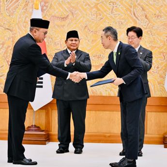 Prabowo Saksikan Pertukaran 10 MoU RI&ndash;Republik Korea, Perkuat Kemitraan Strategis