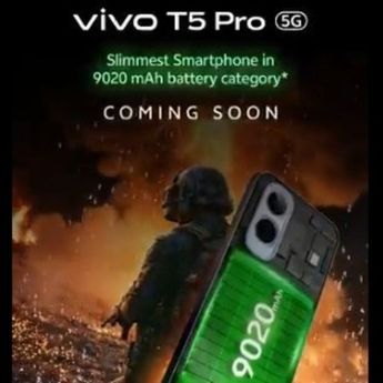 Vivo T5 Pro Terungkap! Ponsel dengan Baterai 9.020 mAh dan Desain Tipis Segera Hadir