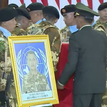 Jenazah 3 Prajurit TNI Gugur di Lebanon Tiba di Tanah Air, Disambut Upacara