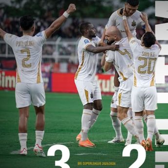 Dua Gol Sidebe Bawa Bhayangkara Tumbangkan Persija 3-2