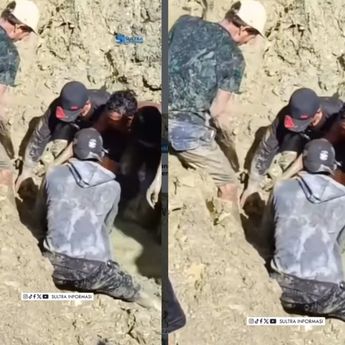 VIDEO: 5 Penambang Emas Tertimbun Longsor di Sultra, 1 Orang Tewas