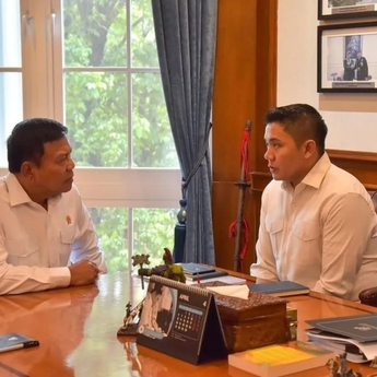 Seskab Teddy Terima Kepala BIN, Bahas Sidang TPA dan Isu Strategis Nasional