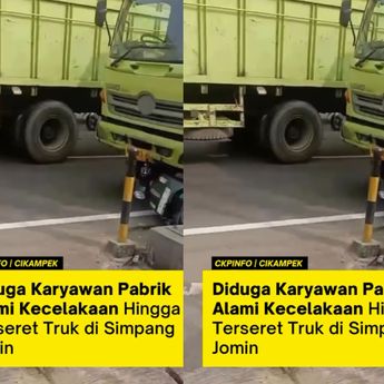 Karyawan Pabrik Terseret Truk Sampai Kritis