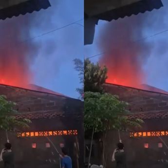 Rumah Warga di Jakasampurna Bekasi Terbakar Hebat