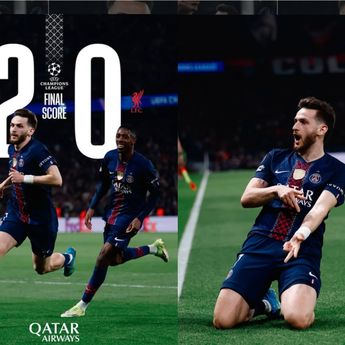 PSG Tumbangkan Liverpool Lewat 2 Gol Indah