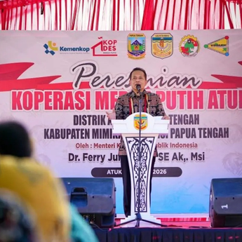 Menkop Perkuat Permodalan Kopdes Merah Putih di Papua Tengah