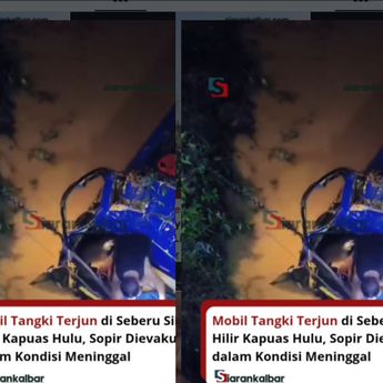 Sopir Truk Tewas Usai terjun ke Sungai Seberu