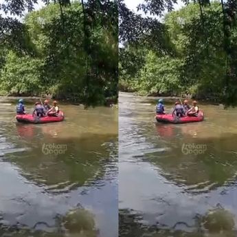 Lansia Terseret Arus Sungai Ciliwung, Jasad Belum Ditemukan