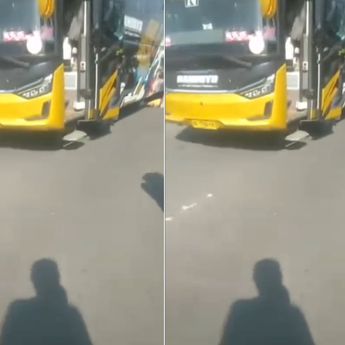 Pesepeda Meregang Nyawa Tertabrak Bus di Tambun