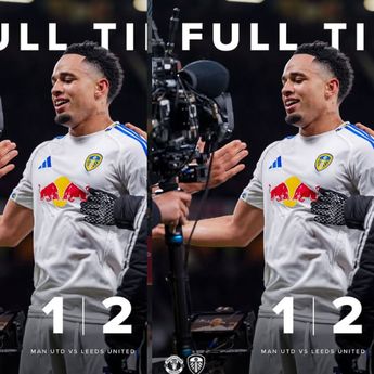 Manchester United Dibungkam Leeds United Skor 1-2