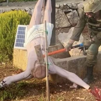 Viral Tentara Israel Hancurkan Patung Yesus, IDF Akui dan Selidiki Kasus