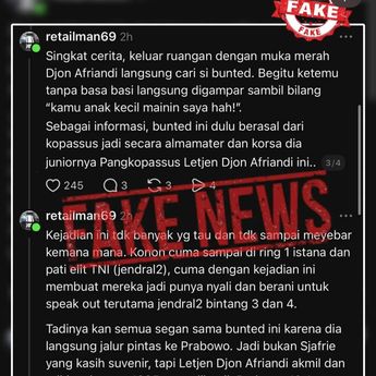 Beredar Kabar Panglima Kopassus Menampar Pejabat, Penkopassus: Hoax, Fake News
