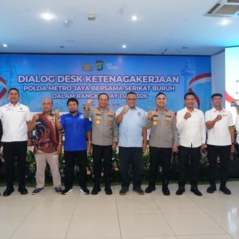 Jelang May Day, Polda Metro Gelar Dialog dengan Buruh