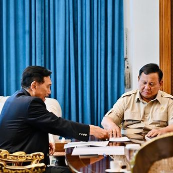 Prabowo-Luhut Bertemu 4 Mata di Istana, Bahas Konflik Global