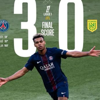 PSG Kokoh di Puncak Klasemen Usai Libas Nantes 3-0