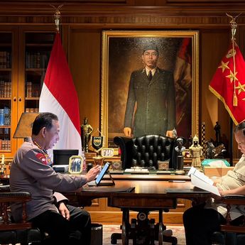 Panggil Kapolri, Prabowo Bahas Keamanan Nasional dan Program Strategis Polri