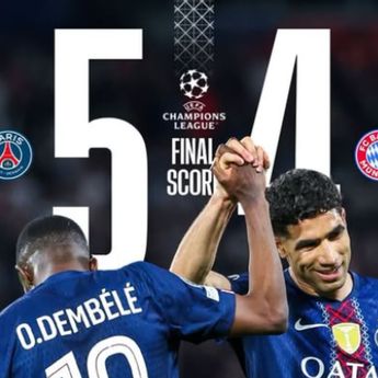 PSG Taklukkan Bayern Muenchen Skor 5-4