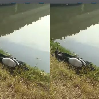 Pemotor Terjun ke Kali BKT Ditemukan Tewas Mengenaskan