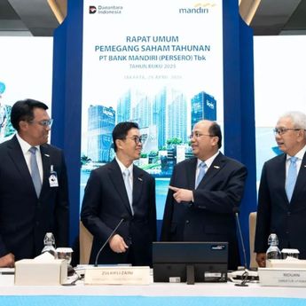 Bank Mandiri Bagikan Dividen Rp44,47 Triliun, DPS Naik Jadi Rp476,95